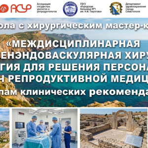 XIV Школа с хирургическим мастер-классом «Междисциплинарная рентгенэндоваскулярная хирургия и урология для решения персональных задач репродуктивной медицины. По стопам клинических рекомендаций»