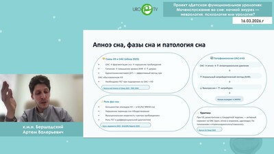 Бершадский А.В. - Мочеиспускание во сне: ночной энурез - неврология, психология или урология?