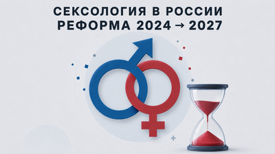Сексология в России: что реформа 2024–2027 годов означает для уролога