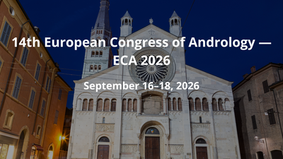 14th European Congress of Andrology — ECA 2026