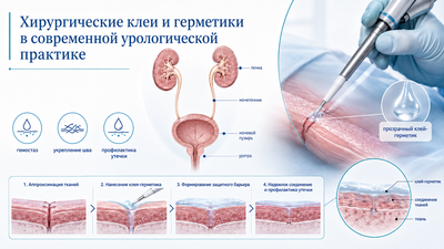 Хирургические клеи и герметики в современной урологической практике