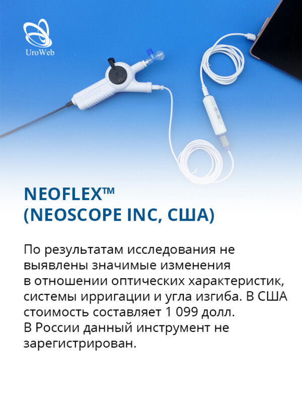 Обзор одноразовых гибких уретеронефроскопов