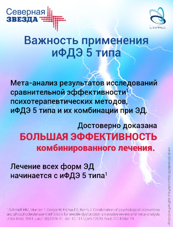 Психогенная эректильная дисфункция: справится ли уролог?