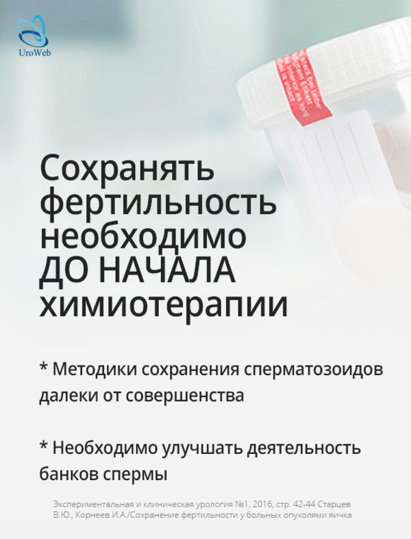Фертильность у пациентов с раком яичка