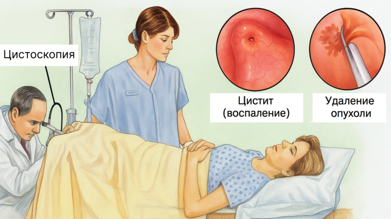 Антибиотикопрофилактика при амбулаторной цистоскопии: результаты проспективного исследования