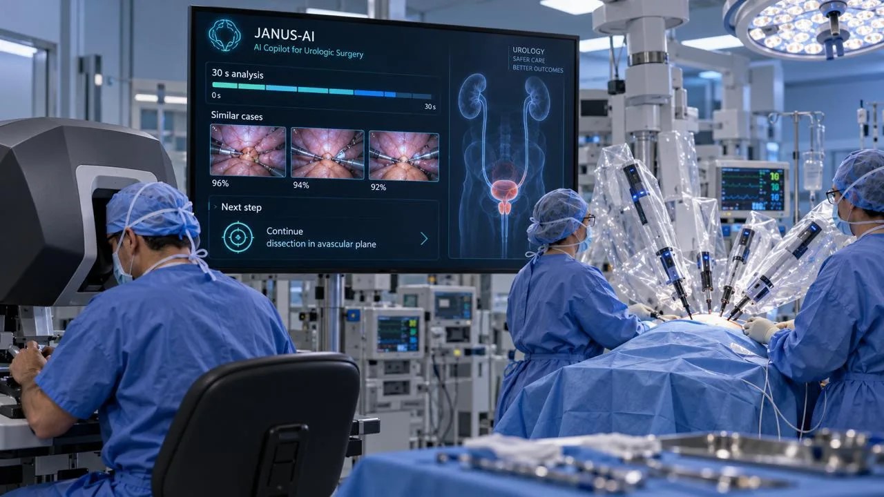 Хирургическая роботическая система и интерфейс JANUS-AI в операционной